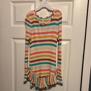 Matilda Jane girls Colorful Striped Knit Sweater